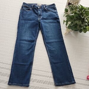 Wrangler Women's Straight Leg Jeans in Deep Blue